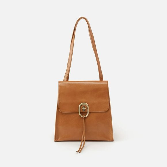 NWT New Hobo Appeal Convertible Backpack Purse Driftwood Leather Retired Rare main image 4